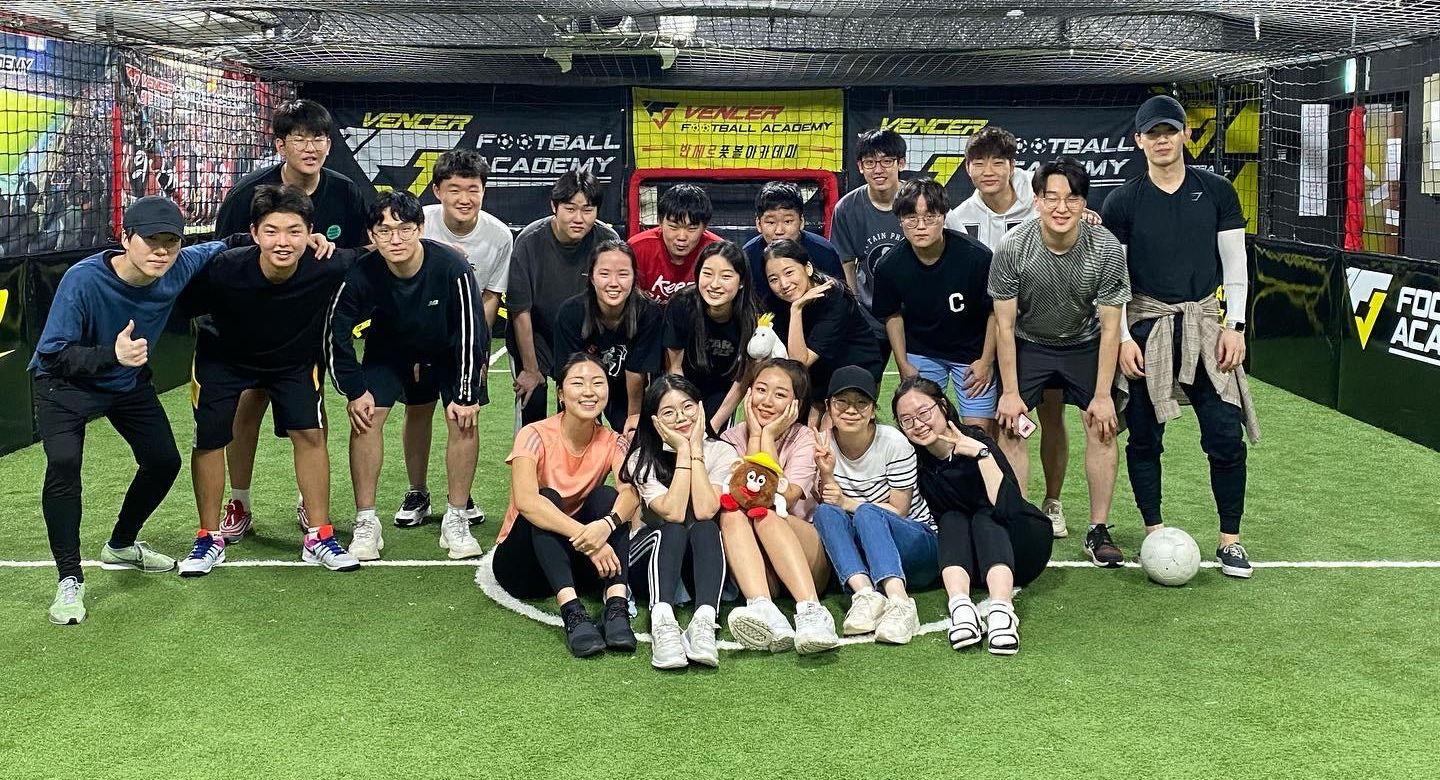 A community football evening, Seoul