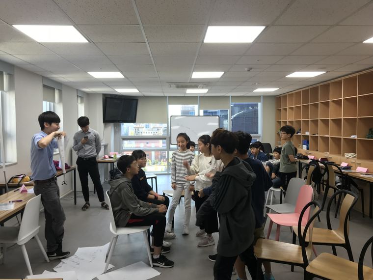 Camp classroom session